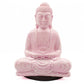 Meditation Buddha Lamp Cherry Crackle - Oval Stand - Luna Panther