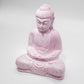 Meditation Buddha Lamp Cherry Crackle - Oval Stand - Luna Panther