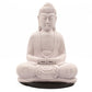 Meditation Buddha Lamp Lavender Crackle - Oval Stand - Luna Panther