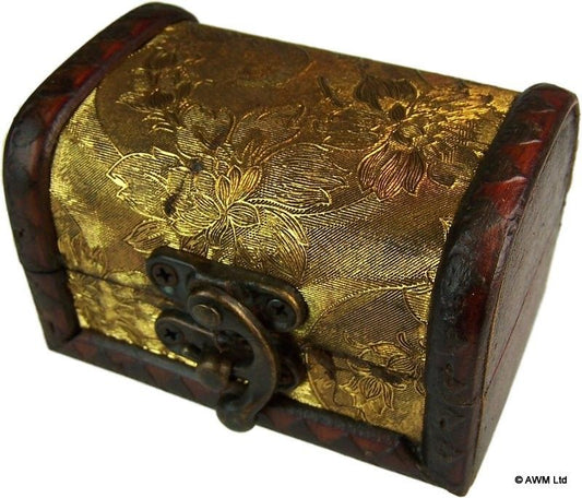 Medium Colonial Boxes - Gold Panel - Luna Panther alternate view
