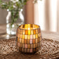 Medium Glass Jar Candles - Amber Mosaic - Luna Panther