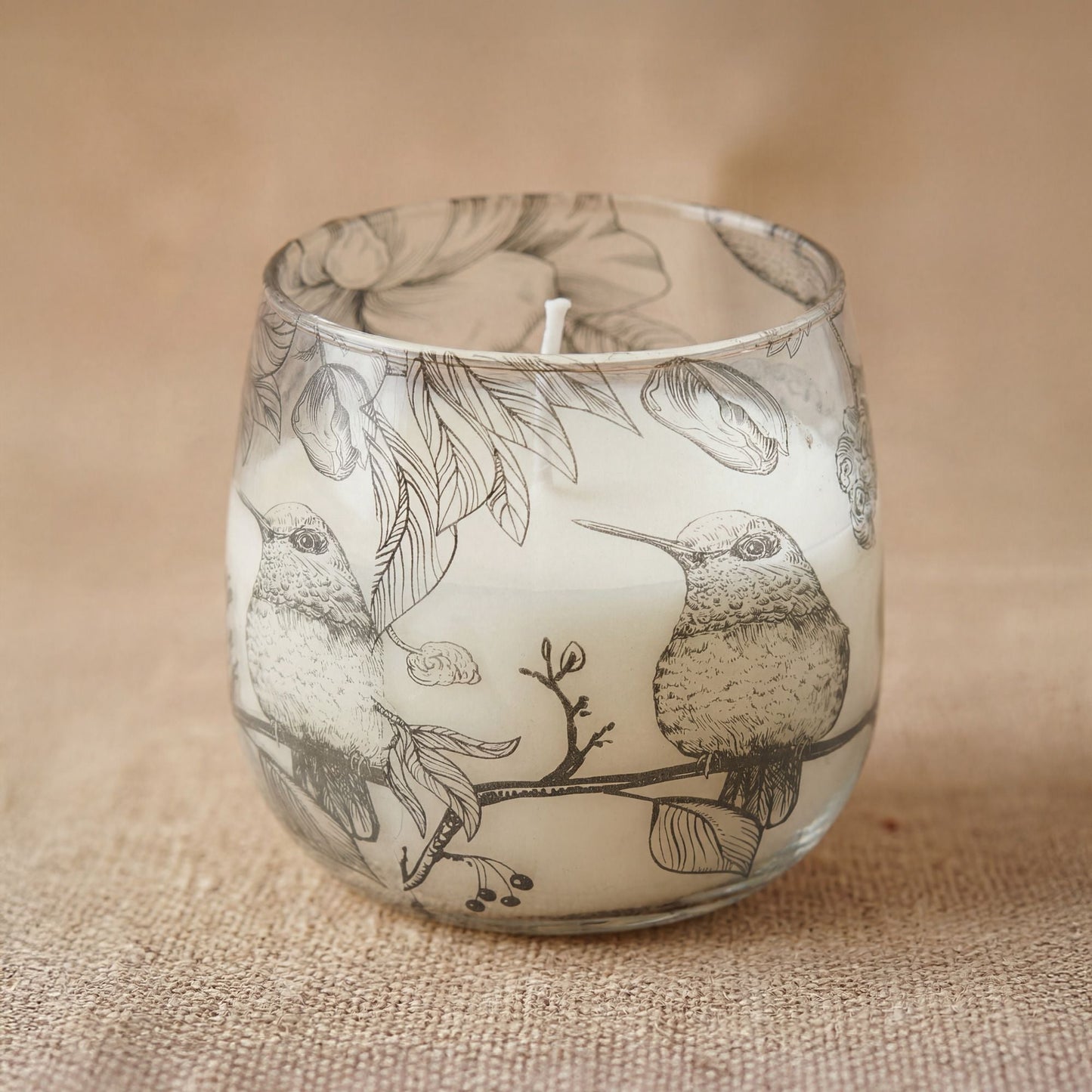 Medium Glass Jar Candles - Drawn by Flame - Luna Panther