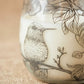 Medium Glass Jar Candles - Drawn by Flame - Luna Panther