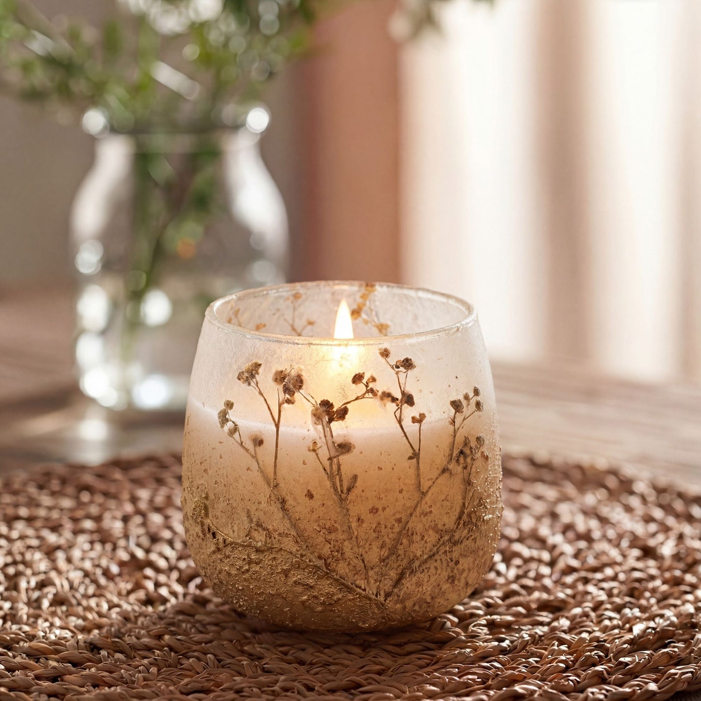Medium Glass Jar Candles - Wildlight Woods - Luna Panther