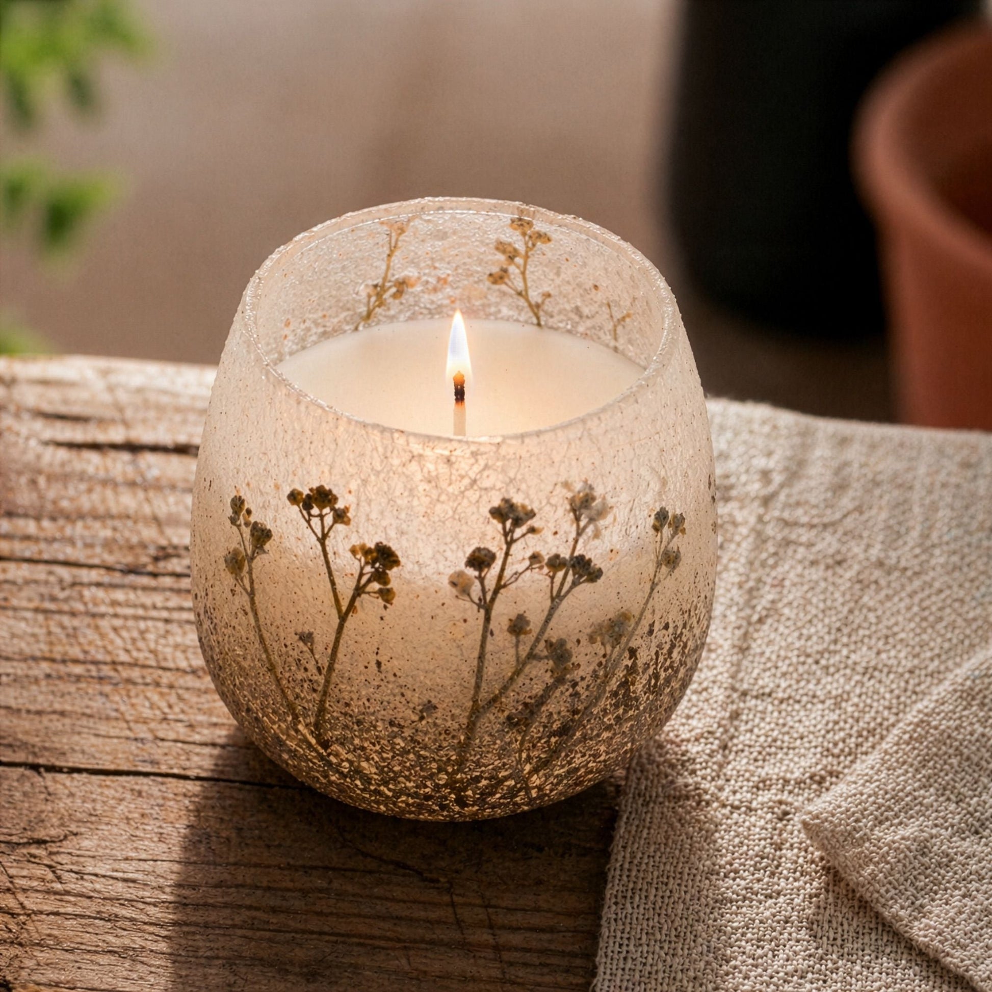 Medium Glass Jar Candles - Wildlight Woods - Luna Panther
