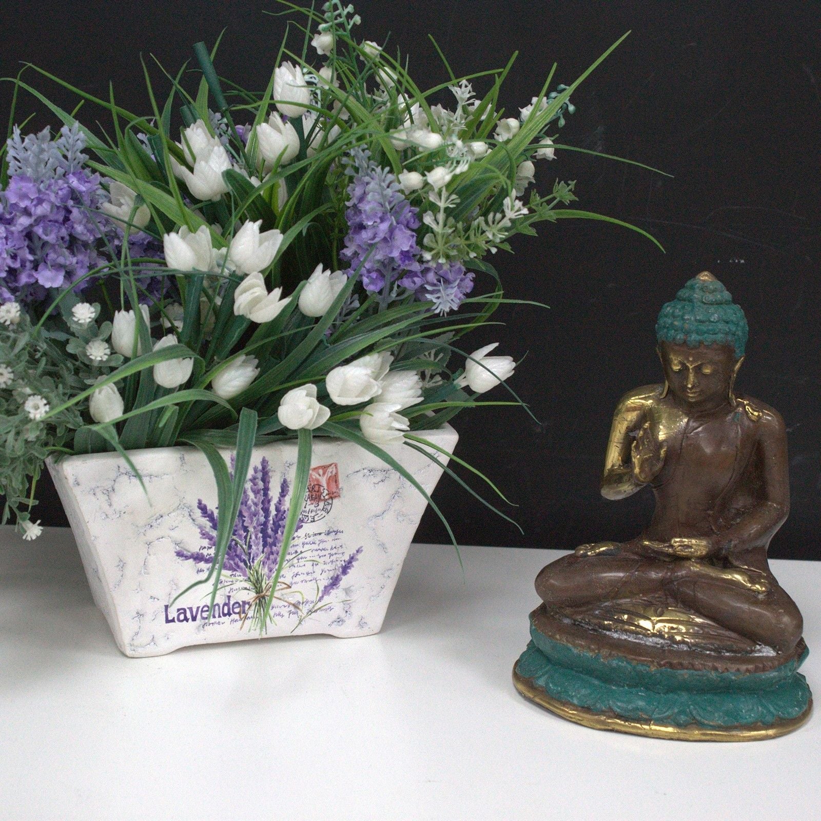 Medium Hand Up Sitting Buddha - Luna Panther
