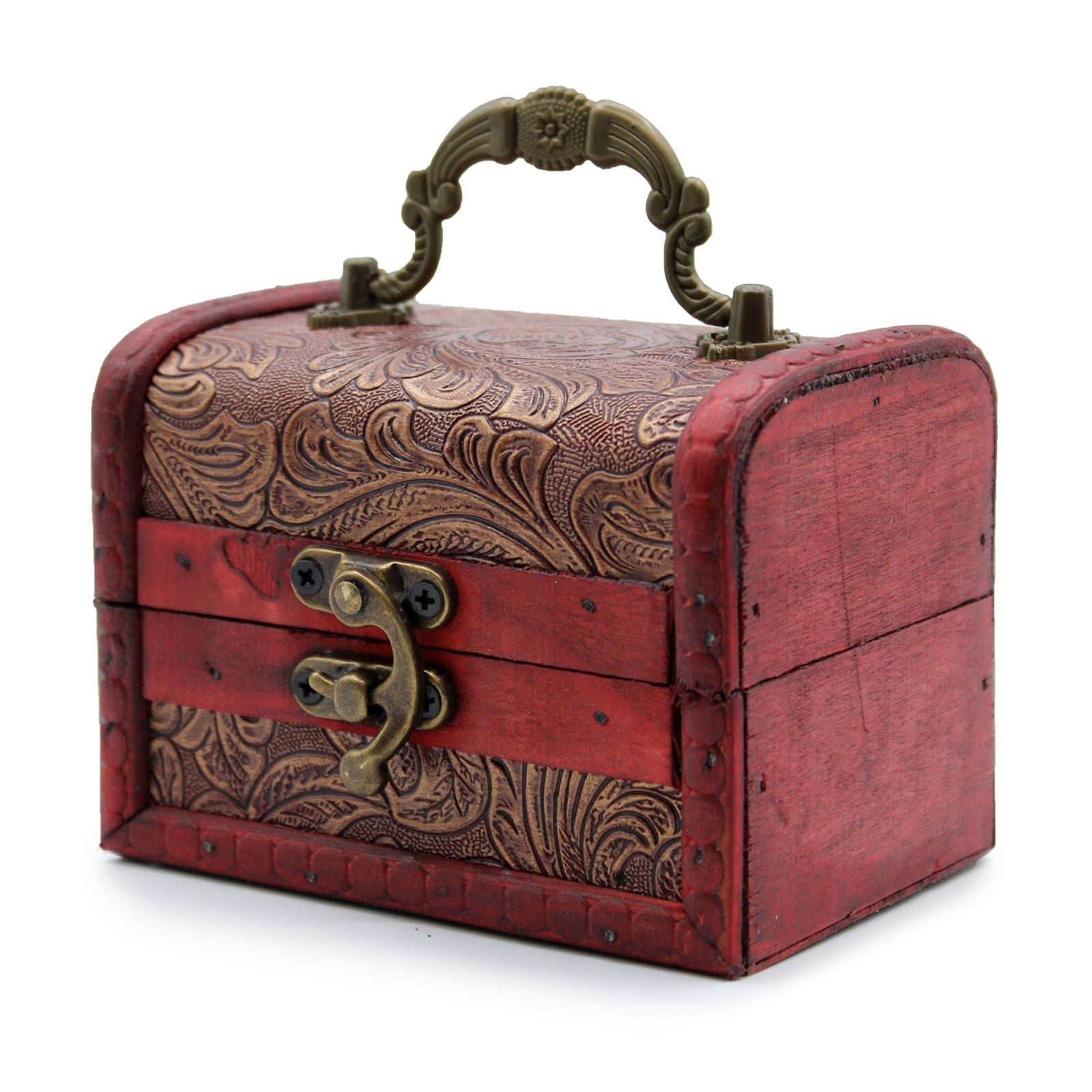 Medium Large Colonial Boxes - Floral Embossed - Luna Panther