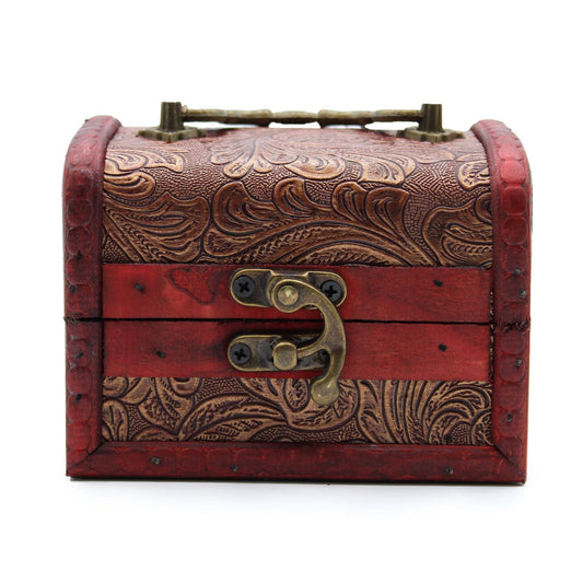 Medium Large Colonial Boxes - Floral Embossed - Luna Panther alternate view