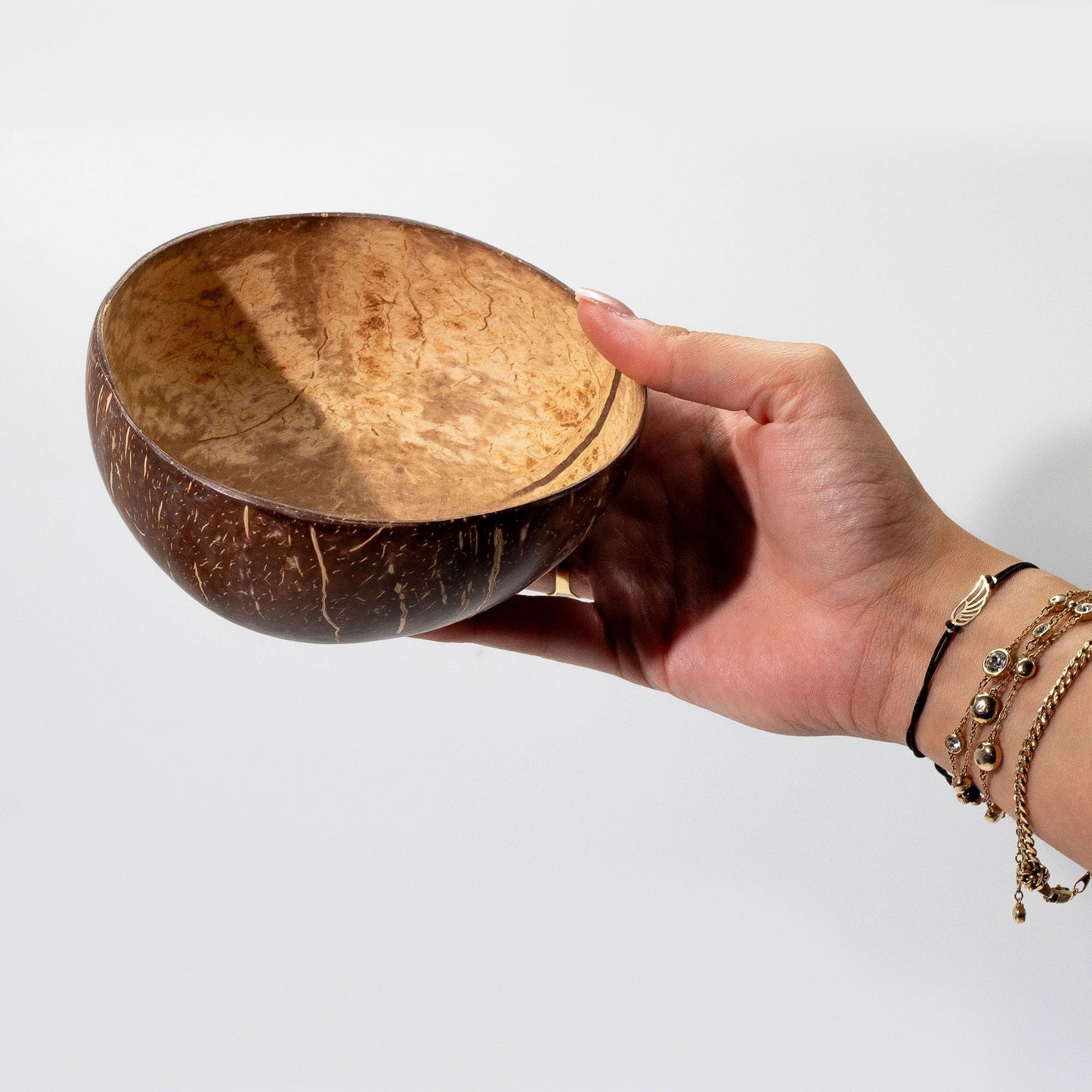 Medium Natural Coconut Bowl - Luna Panther