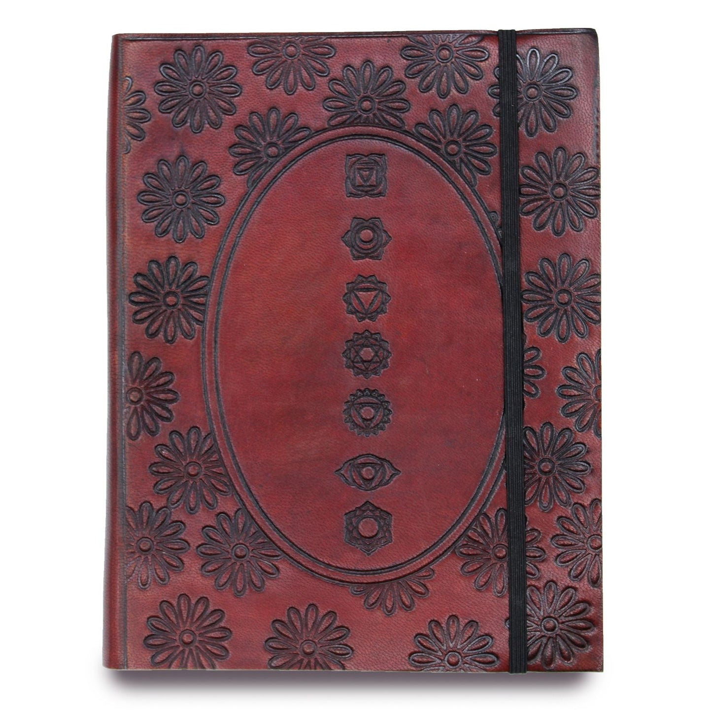 Medium Notebook with strap - Chakra Mandala - Luna Panther