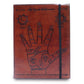 Medium Notebook with strap - Palmistry - Luna Panther