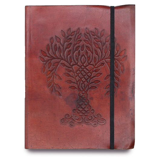 Medium Notebook with strap - Tree of Life - Luna Panther