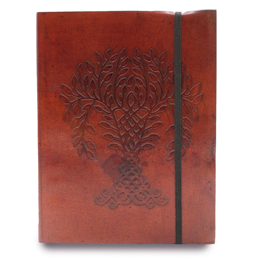 Medium Notebook with strap - Tree of Life - Luna Panther alternate view