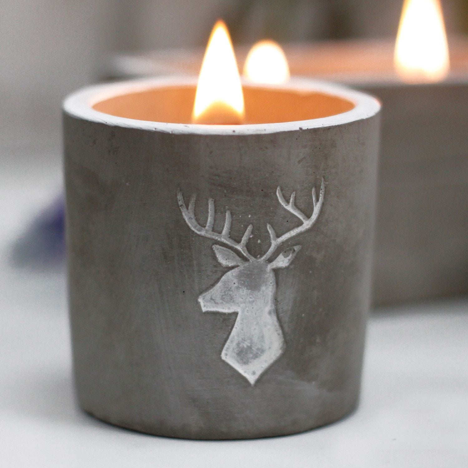 Medium Pot - Stag Head - Whiskey & Woodsmoke - Luna Panther