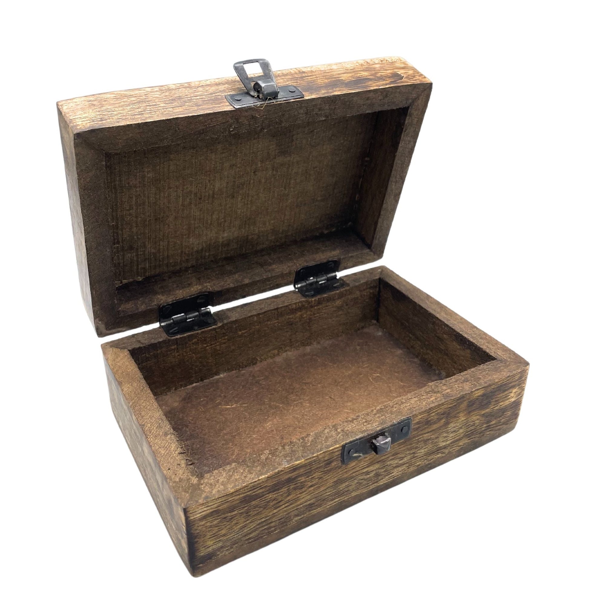 Medium Wooden Keepsake Box 15x10x6cm - Buddha - Luna Panther