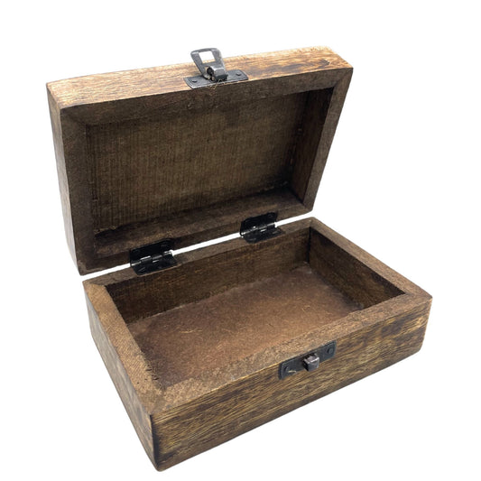 Medium Wooden Keepsake Box 15x10x6cm - Buddha - Luna Panther alternate view