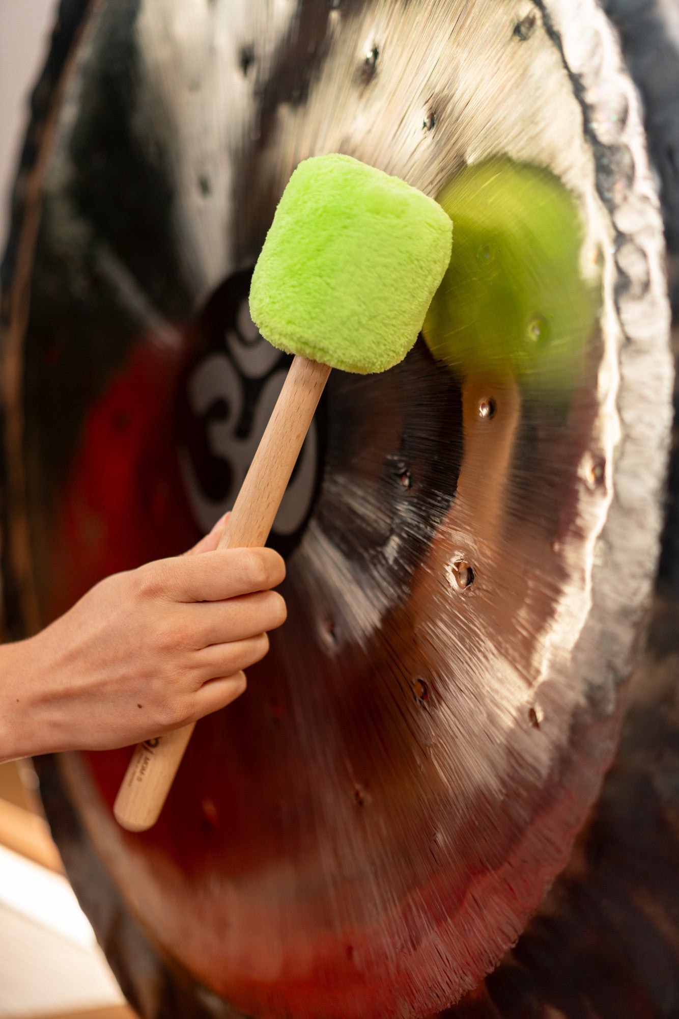 MEINL Sonic Energy Gong Mallet Small - Pure Green - Luna Panther