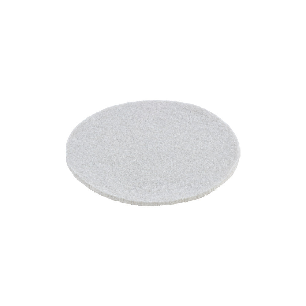 Meinl Sonic Energy Singing Bowl Fleece Pad, White - Luna Panther
