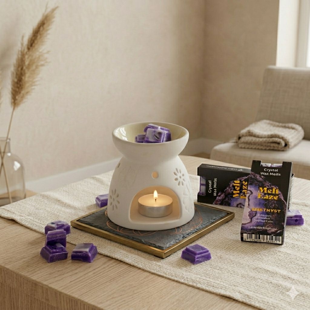 MeltEaze Wax Melts 50g - Amethyst Dream - Lavender - Luna Panther