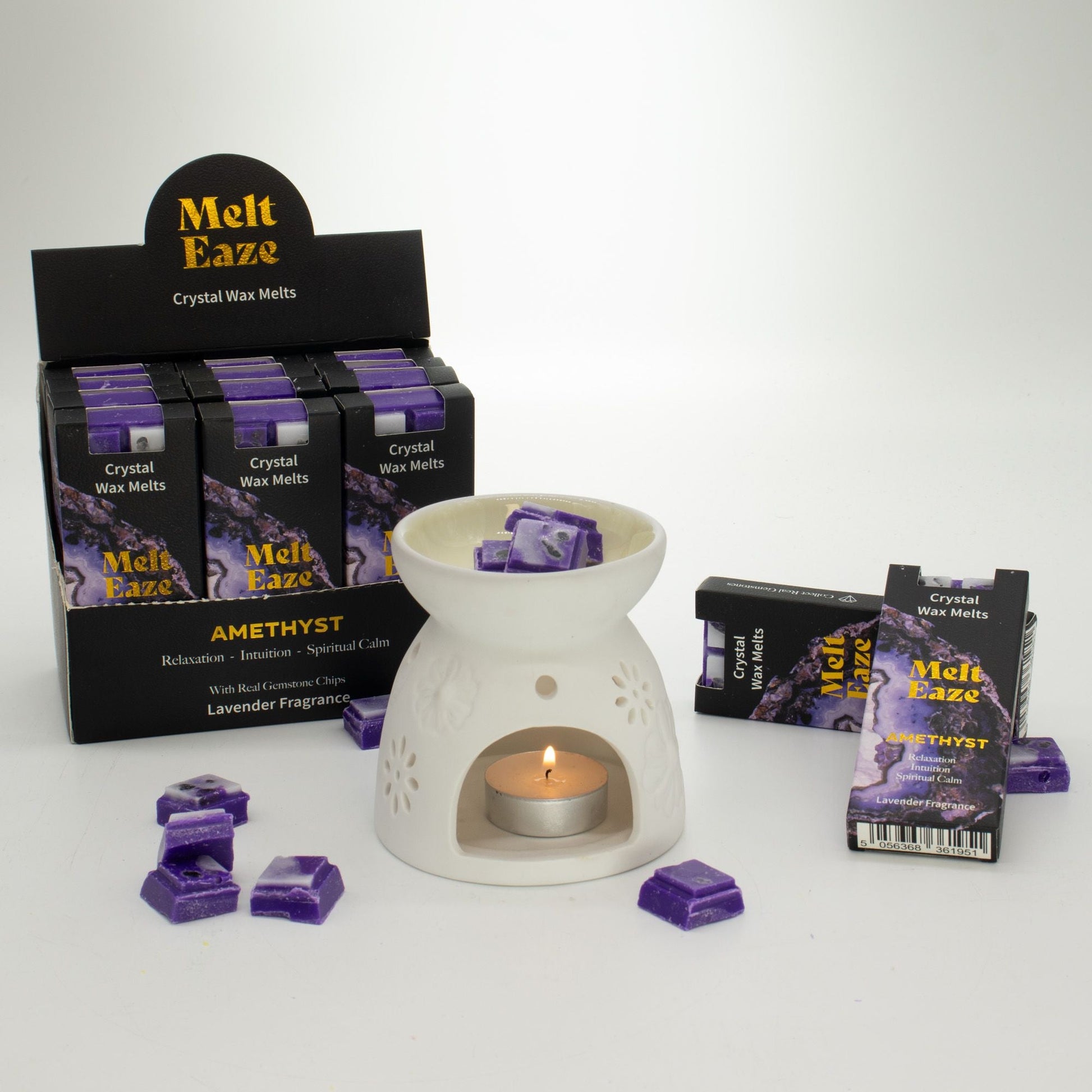 MeltEaze Wax Melts 50g - Amethyst Dream - Lavender - Luna Panther