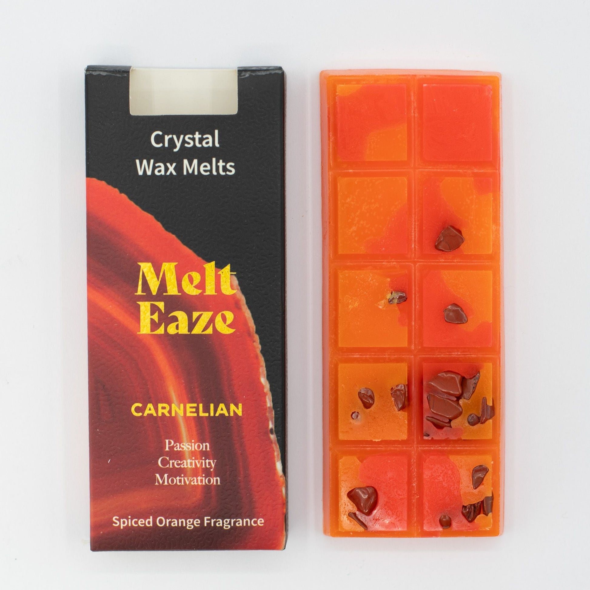 MeltEaze Wax Melts 50g - Carnelian Fire - Spiced Orange - Luna Panther