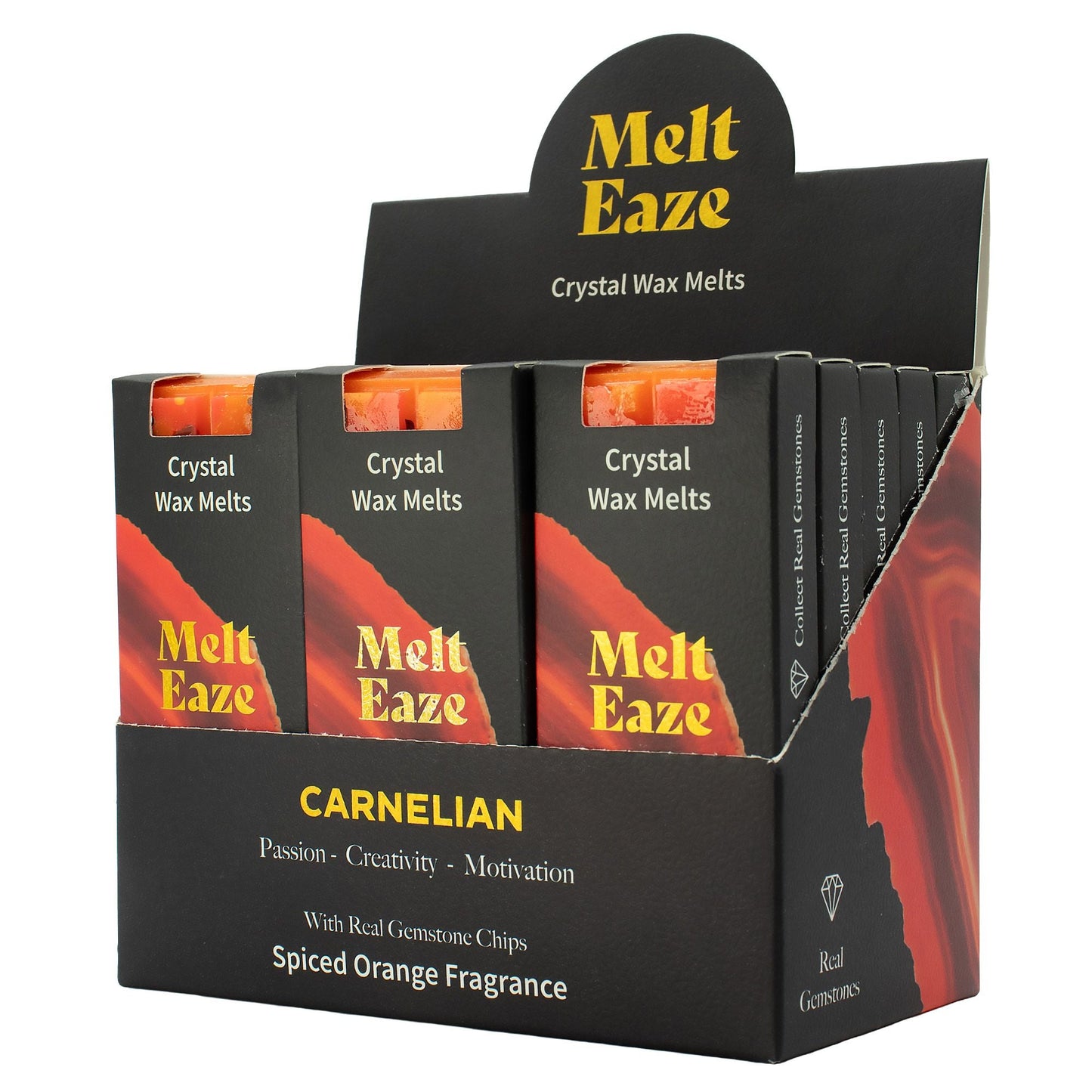 MeltEaze Wax Melts 50g - Carnelian Fire - Spiced Orange - Luna Panther