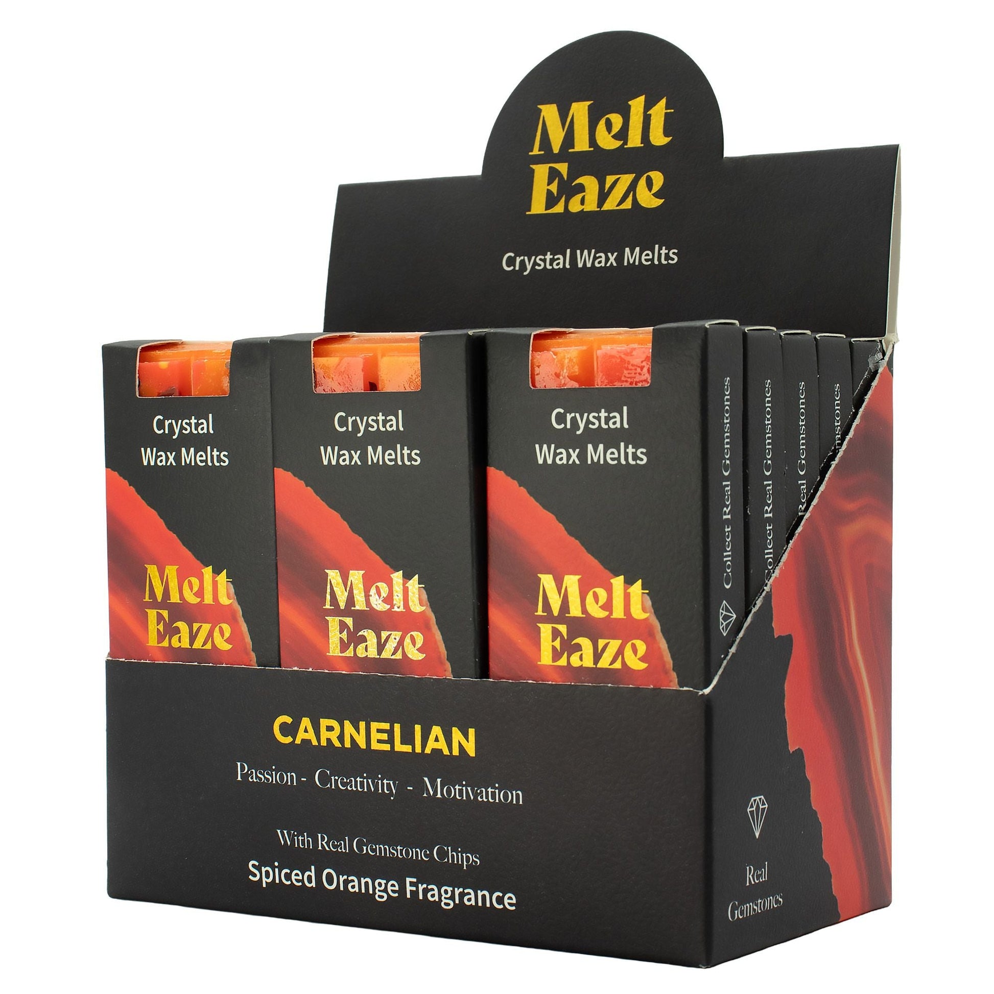 MeltEaze Wax Melts 50g - Carnelian Fire - Spiced Orange - Luna Panther