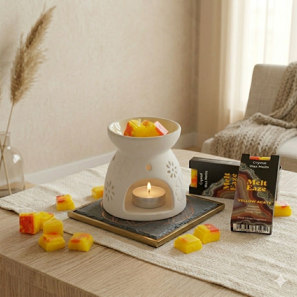 MeltEaze Wax Melts 50g - Golden Glow - Fresh Citrus - Luna Panther