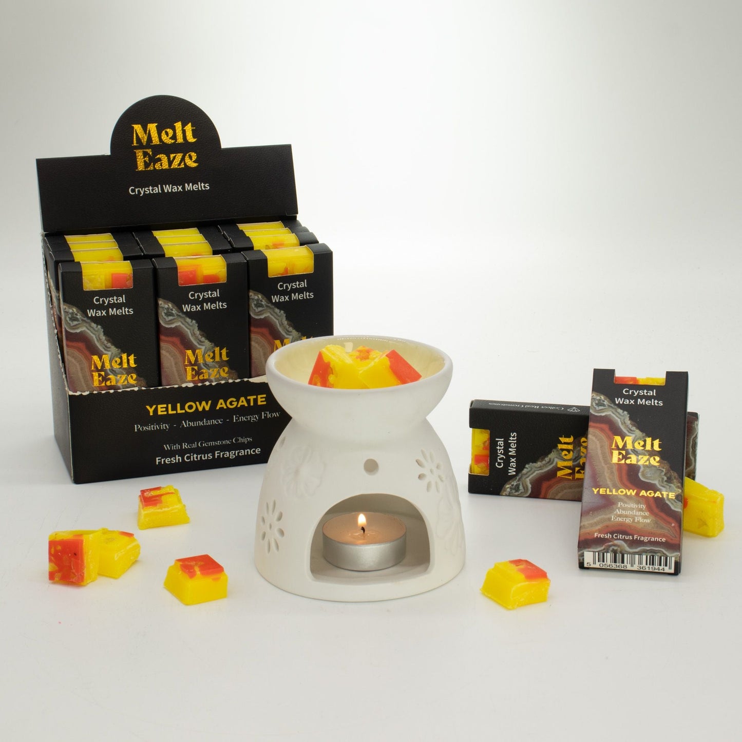 MeltEaze Wax Melts 50g - Golden Glow - Fresh Citrus - Luna Panther