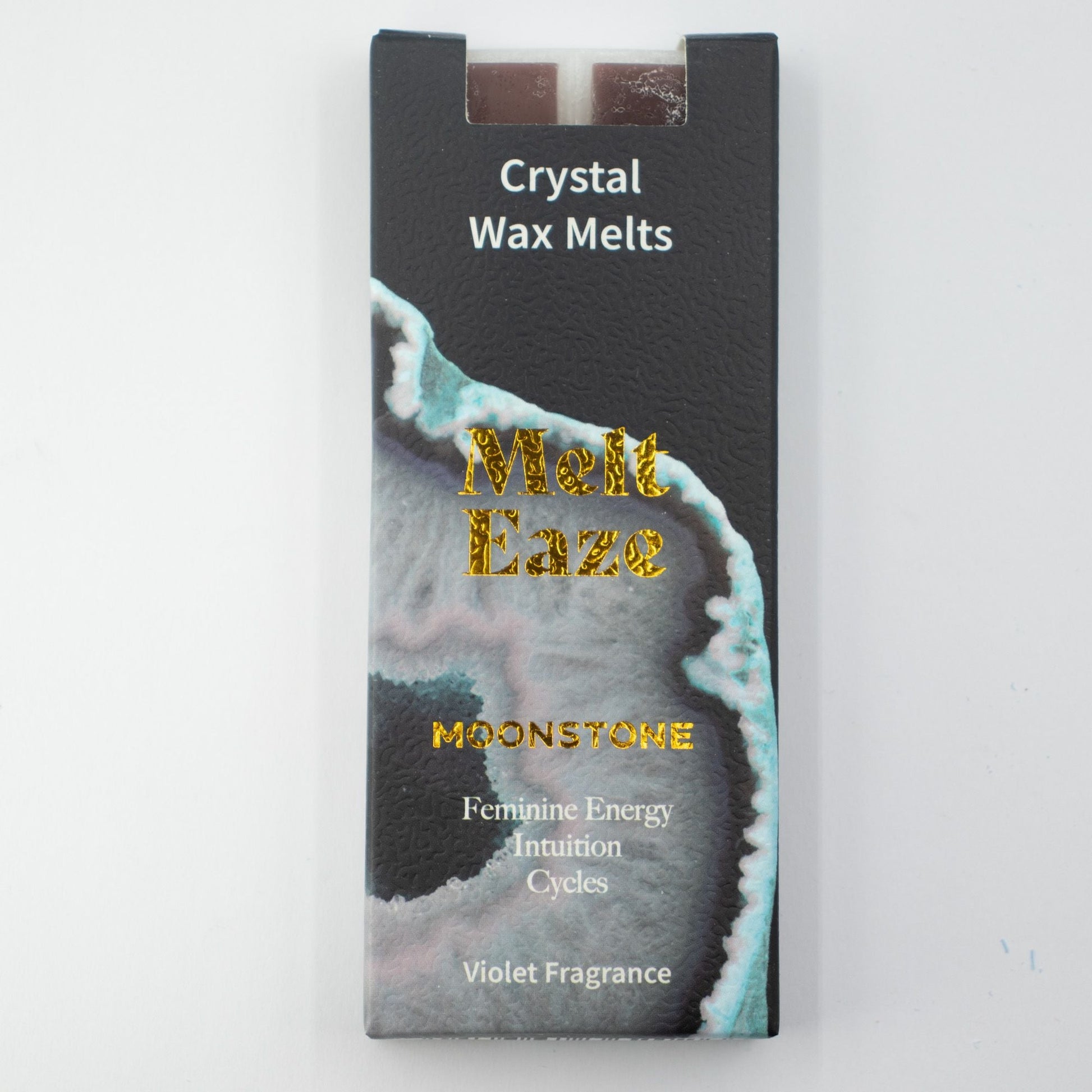 MeltEaze Wax Melts 50g - Moonstone Glow - Violet - Luna Panther