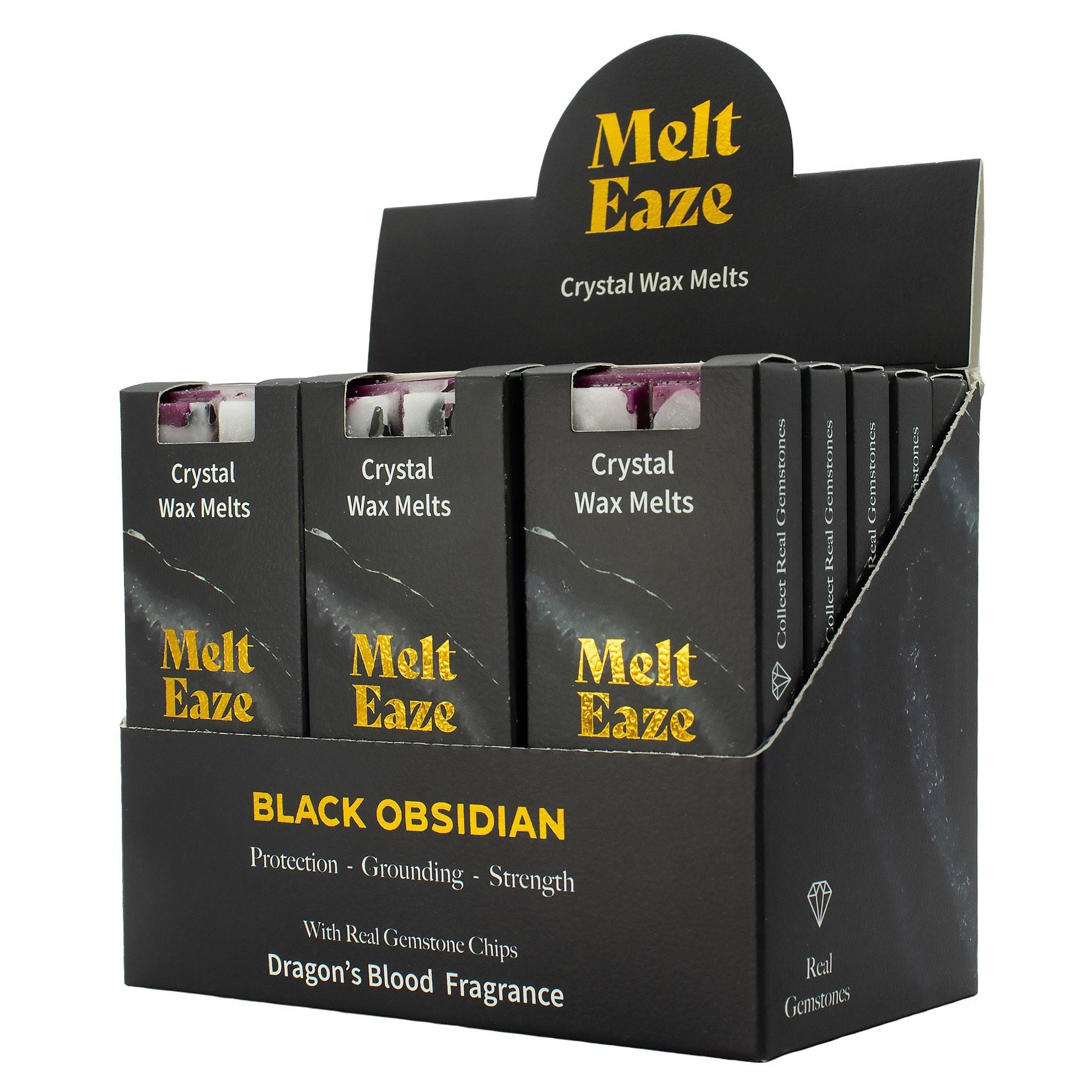 MeltEaze Wax Melts 50g - Obsidian Shield - Dragons Blood - Luna Panther