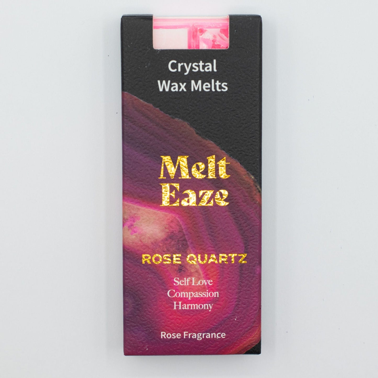 MeltEaze Wax Melts 50g - Rose Quartz Love - Rose - Luna Panther