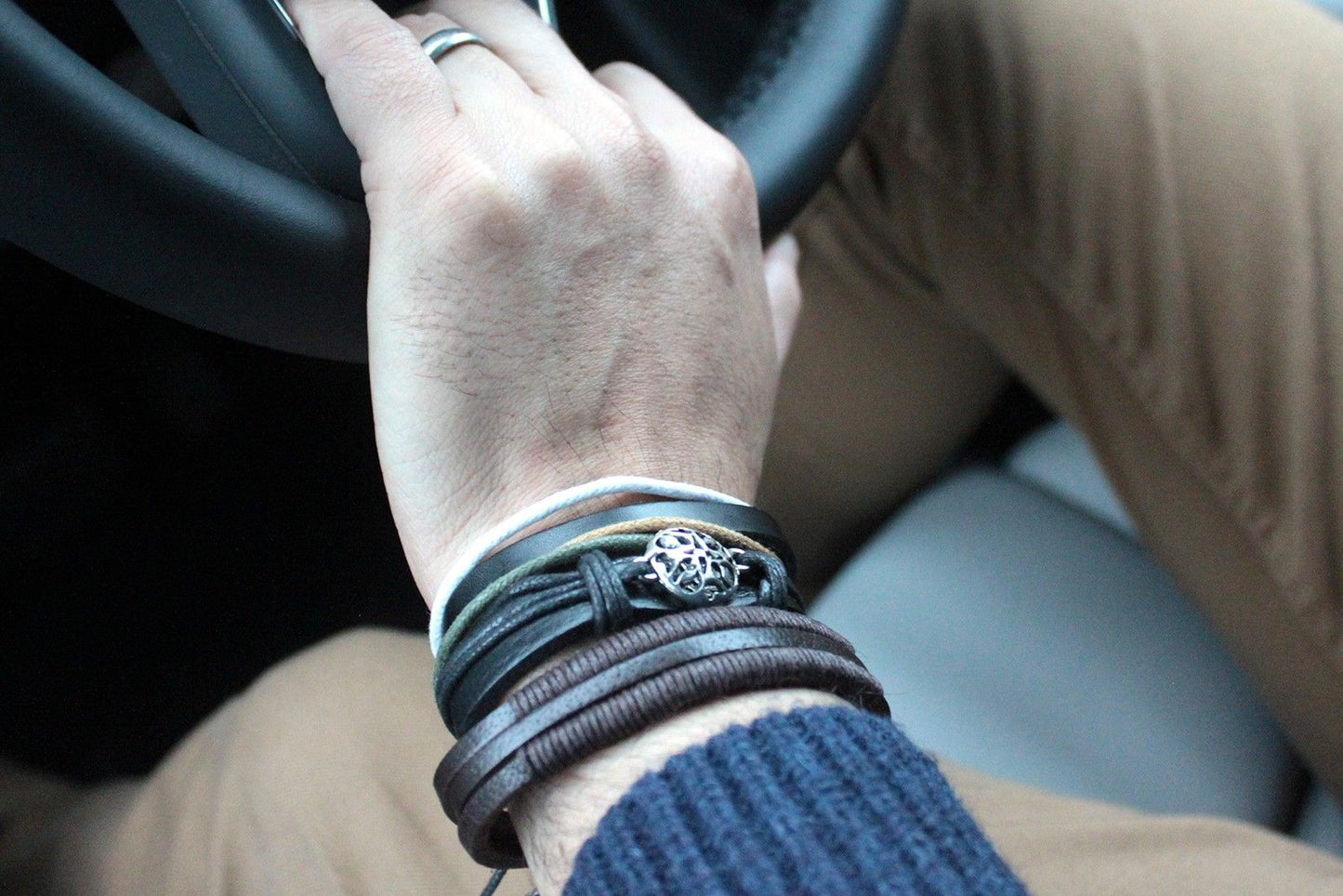 Mens Bracelet Sets - Black & Macho (asst) - Luna Panther