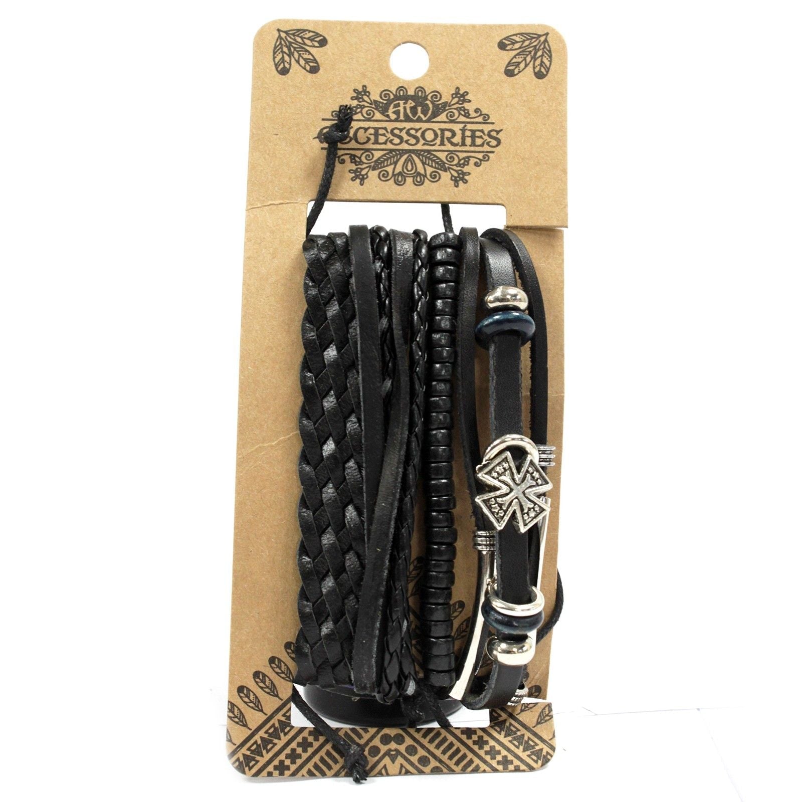 Mens Bracelet Sets - Black & Macho (asst) - Luna Panther
