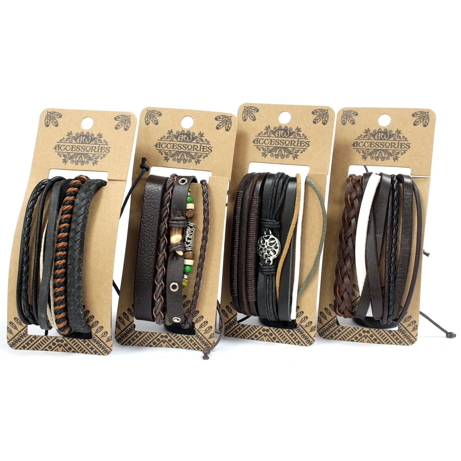 Mens Bracelet Sets - Dark & Handsome (asst) - Luna Panther