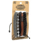 Mens Bracelet Sets - Metal & Leather (asst) - Luna Panther