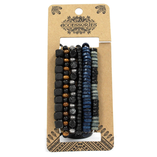 Mens Bracelet Sets - Moody & Blue (asst) - Luna Panther