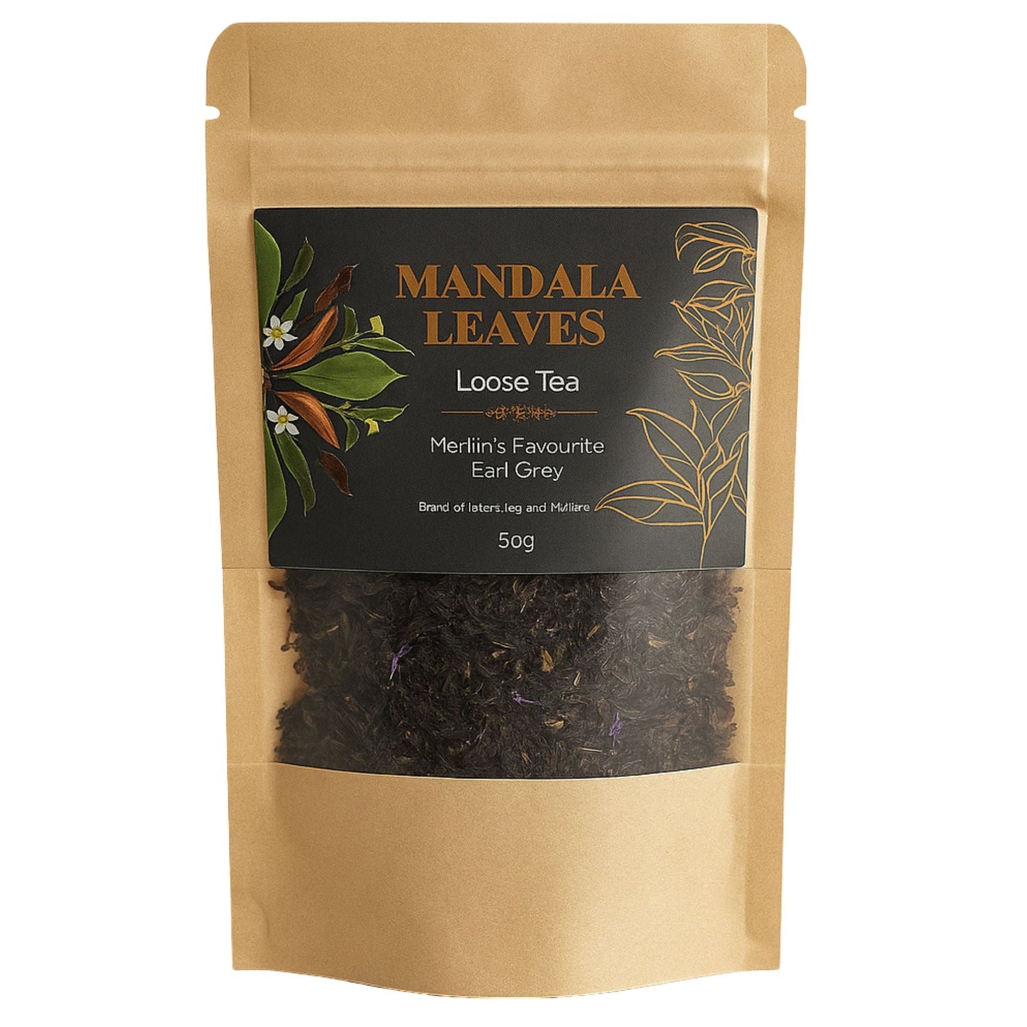 Merlin's Favourite Earl Grey Tea - 50g - Luna Panther