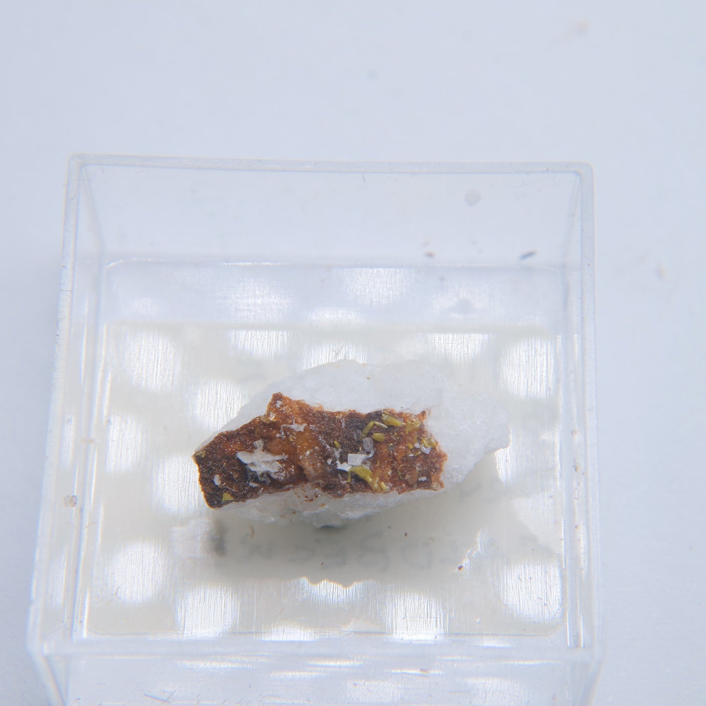 Mimetite & Baryte from Dry Gill Mine, Caldbeck Fells, Cumbria - 8g