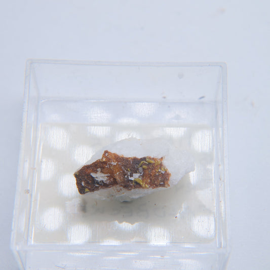 Mimetite & Baryte from Dry Gill Mine, Caldbeck Fells, Cumbria - 8g - Luna Panther