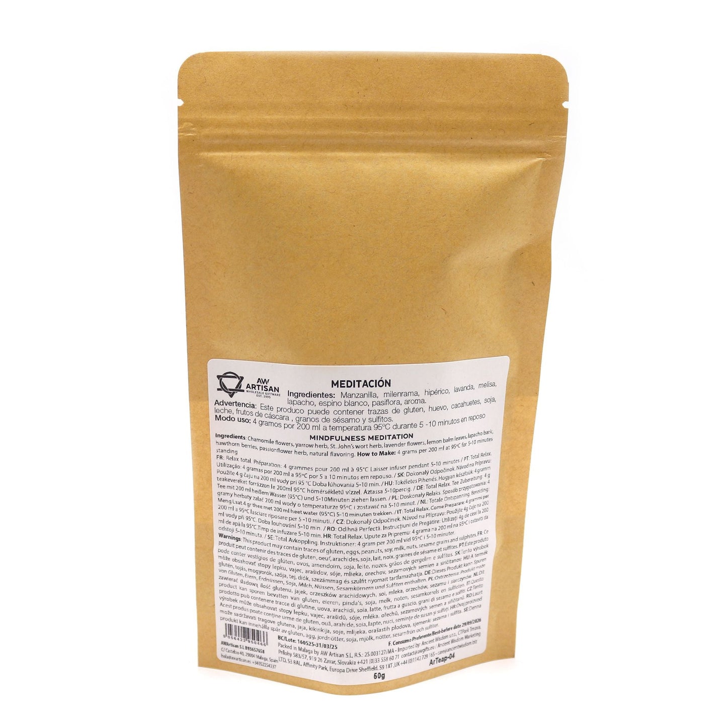Mindfulness Meditation Tea Blend - 50g - Luna Panther