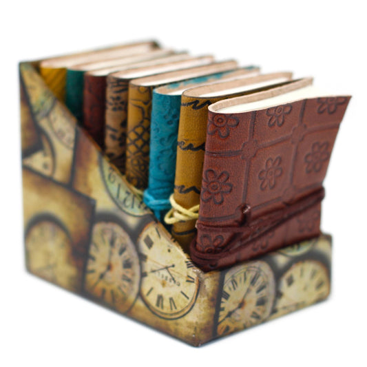 Mini Assorted Leather Notebook (4x3") - 1 piece - Luna Panther alternate view