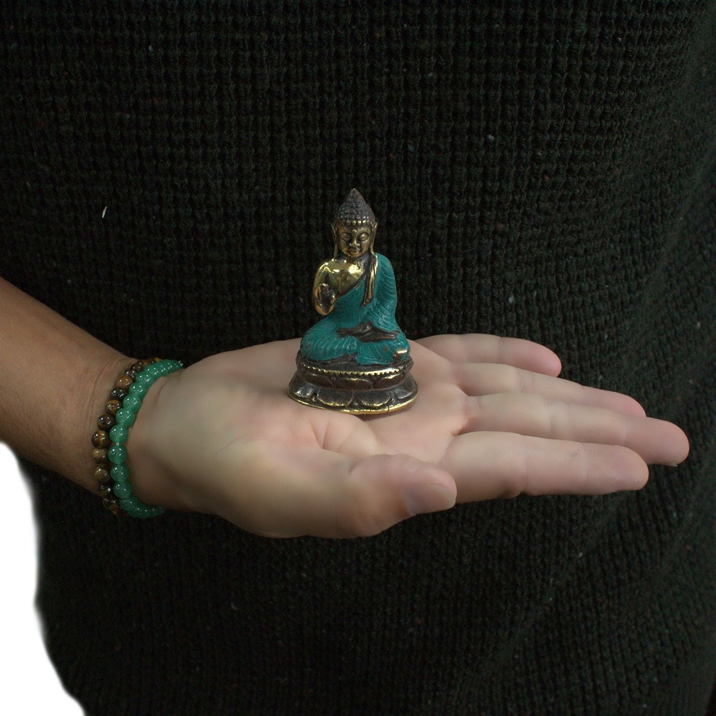 Mini Hand Up Sitting Buddha - Luna Panther