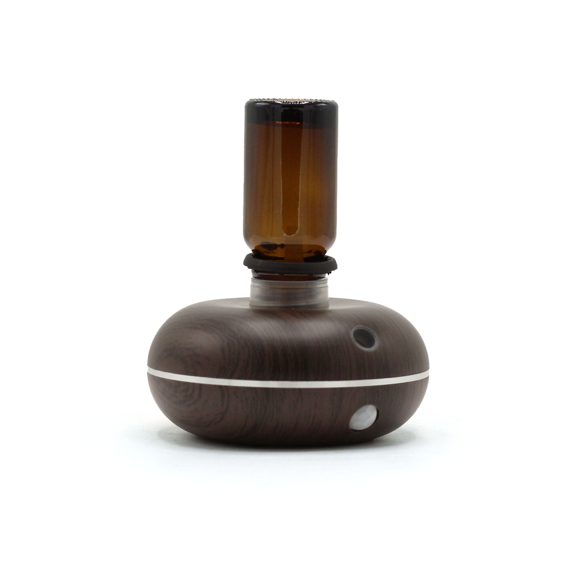 Polished Mini Single Essential Oil Nebulizer - USB to C - movement detector featuring natural patterning and unique variations - Luna Panther