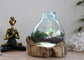 Molten Glass Large Fish Tank 3.7 litre (with light cavity) - 30cm - Luna Panther