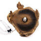 Molten Glass Large Fish Tank 3.7 litre (with light cavity) - 30cm - Luna Panther