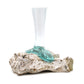 Molten Glass on Whitewash Wood - Vase - Medium - Luna Panther
