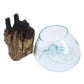 Molten Glass on Wood - Large Bowl - Luna Panther