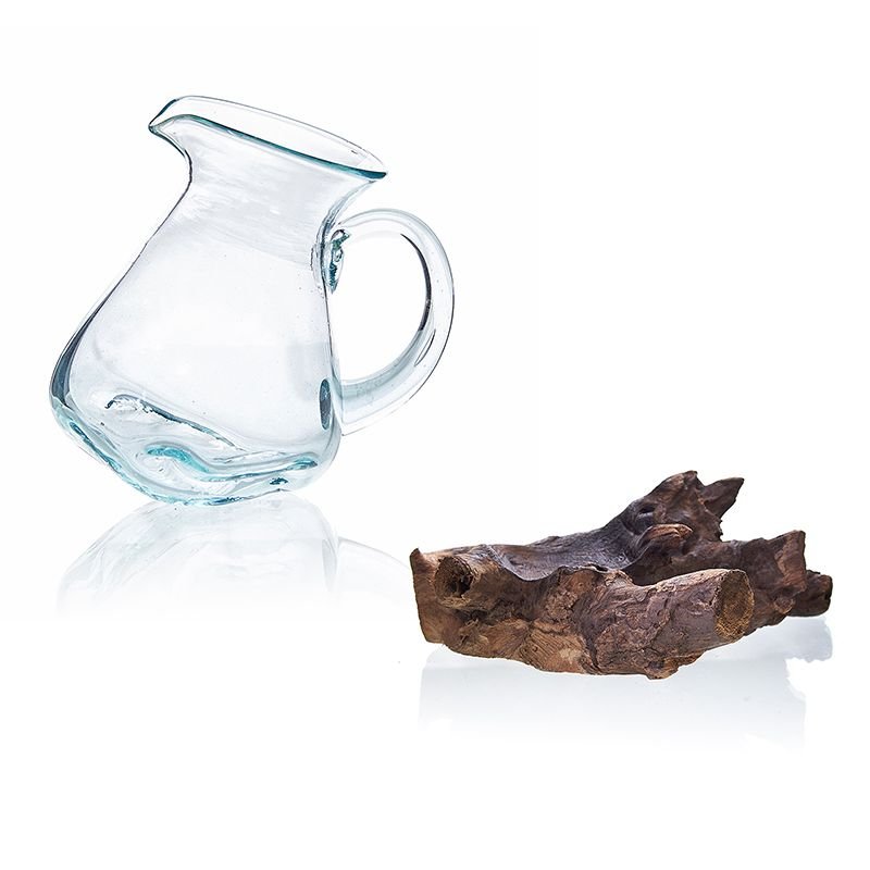 Molten Glass on Wood - Water Jug - Luna Panther