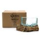 Molten Glass Tank on Wood with Stand - Medium Bowl - Luna Panther